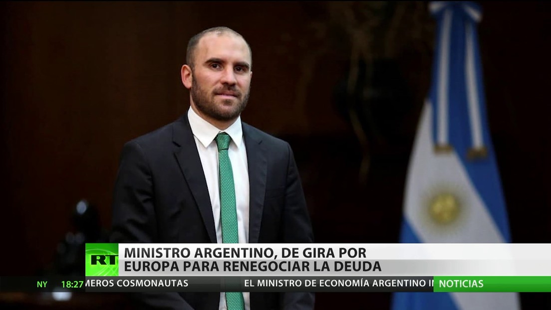 Ministro argentino, de gira por Europa para renegociar la deuda
