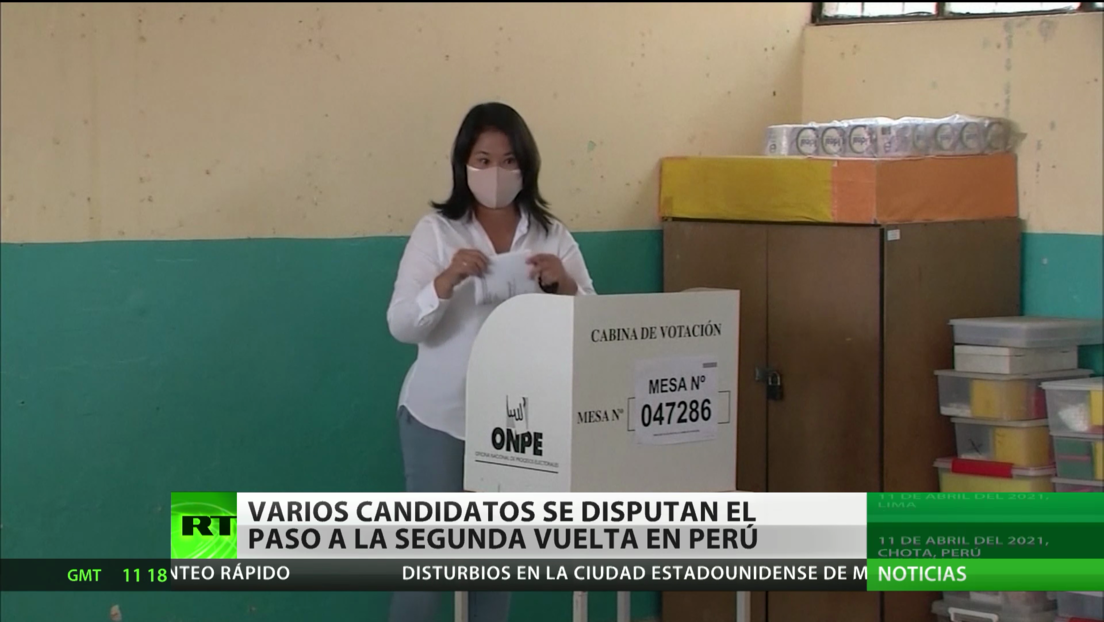 Varios candidatos se disputan el paso a la segunda vuelta en Perú