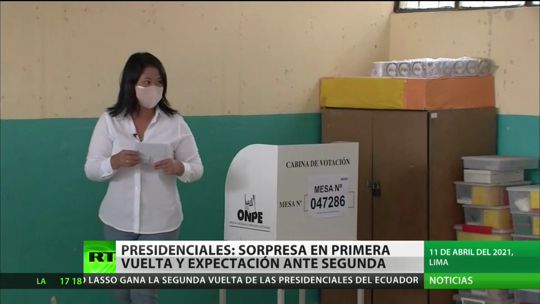 Elecciones presidenciales en Perú: sorpresa en primera vuelta y expectación ante la segunda