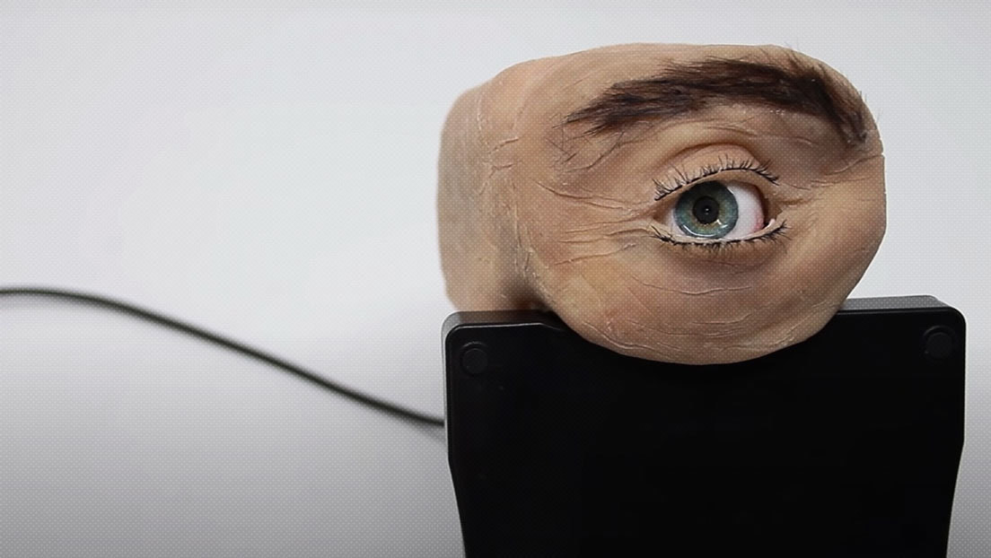 Campaña tugurio biografía VIDEO: Crean una inquietante cámara web con aspecto de ojo humano que  parpadea y sigue con su mirada al usuario - RT