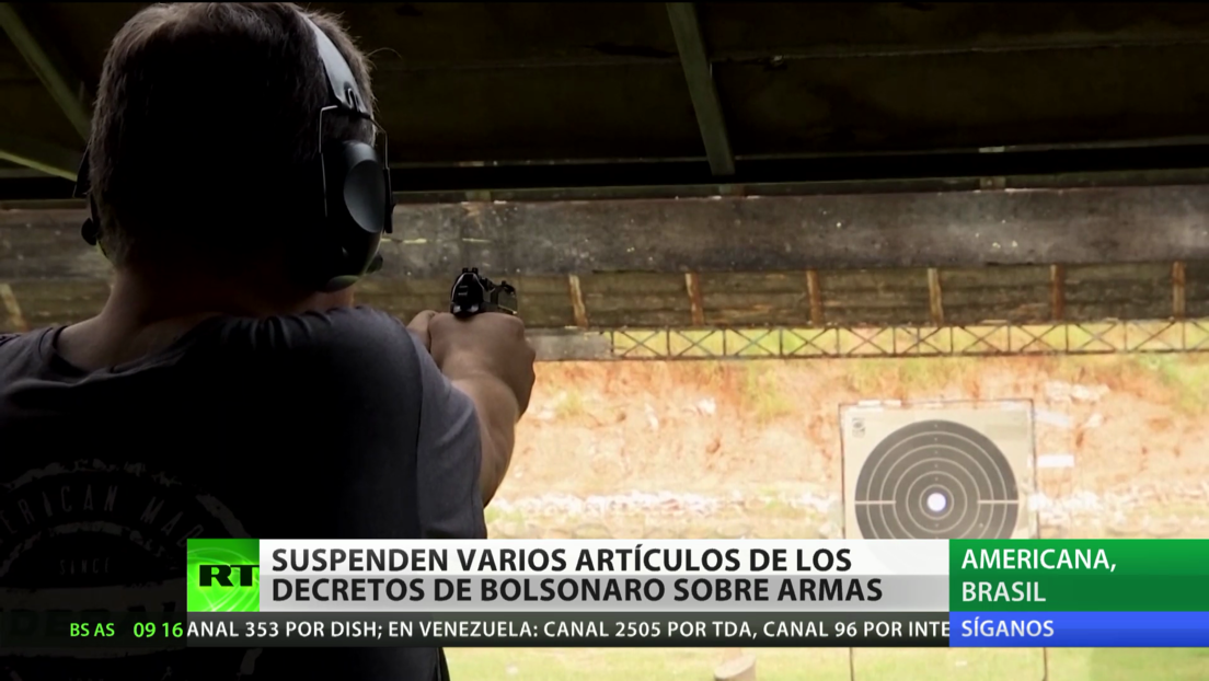 Suspenden varios artículos de los decretos de Bolsonaro que pretenden facilitar el acceso a armas en Brasil