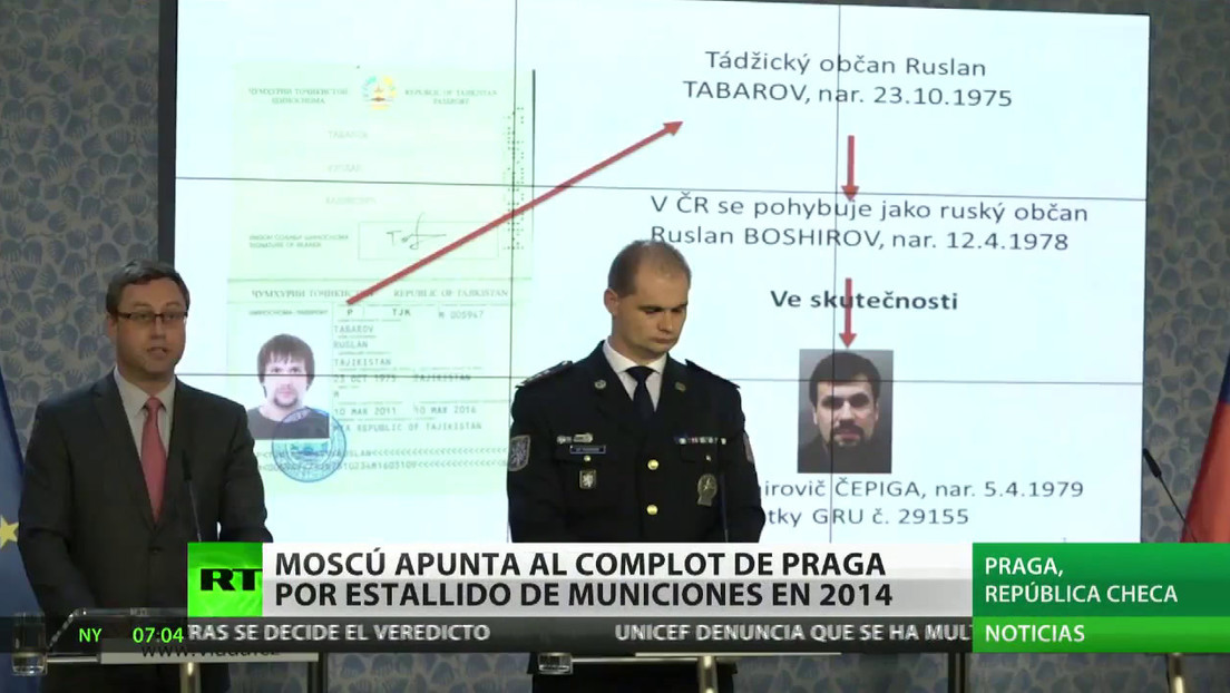 Moscú apunta a "la negligencia y la conspiración" de Praga por los estallidos de municiones en 2014
