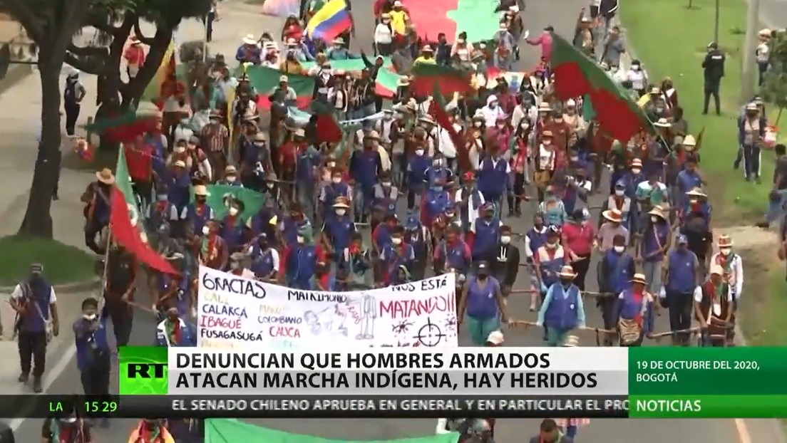 Al menos 7 heridos en ataque armado a una manifestación en Colombia, denuncian autoridades indígenas
