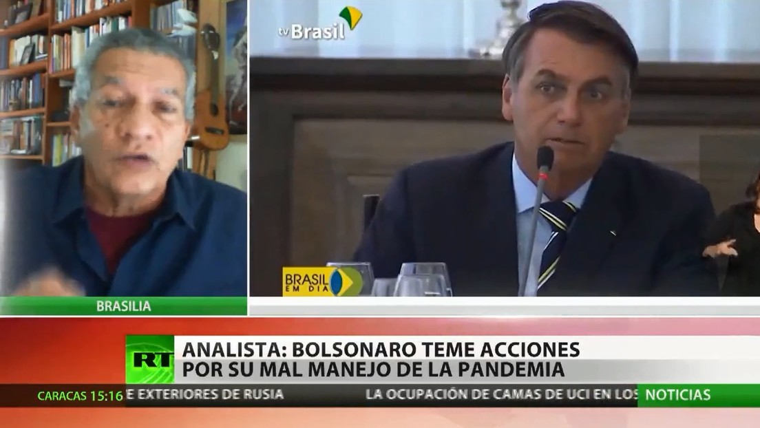 Analista: Bolsonaro teme a iniciativas contra su mal manejo de la pandemia