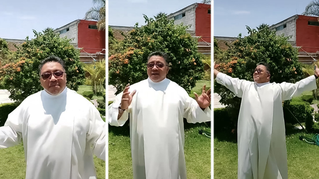 Un sacerdote mexicano revoluciona TikTok con sus actuaciones, escenas cómicas y mensajes con música (VIDEOS)