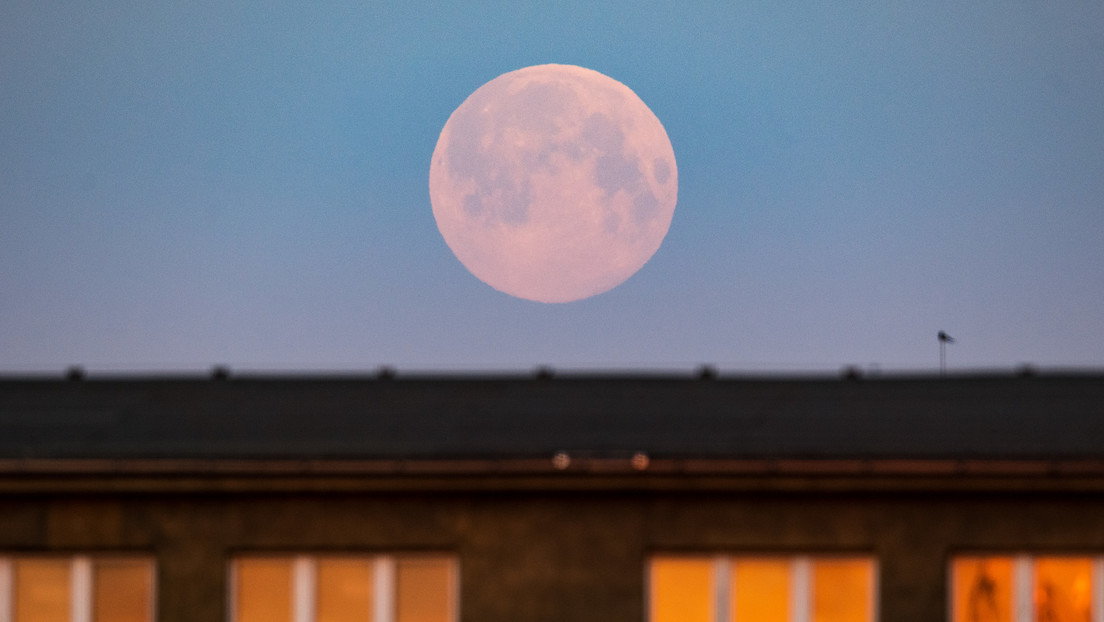 VIDEO: Más grande y luminosa, la primera superluna rosa del año luce en los cielos