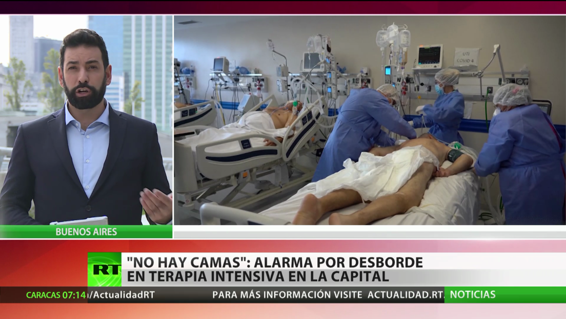 "No hay camas": alarma por el desborde en terapia intensiva por covid-19 en Buenos Aires