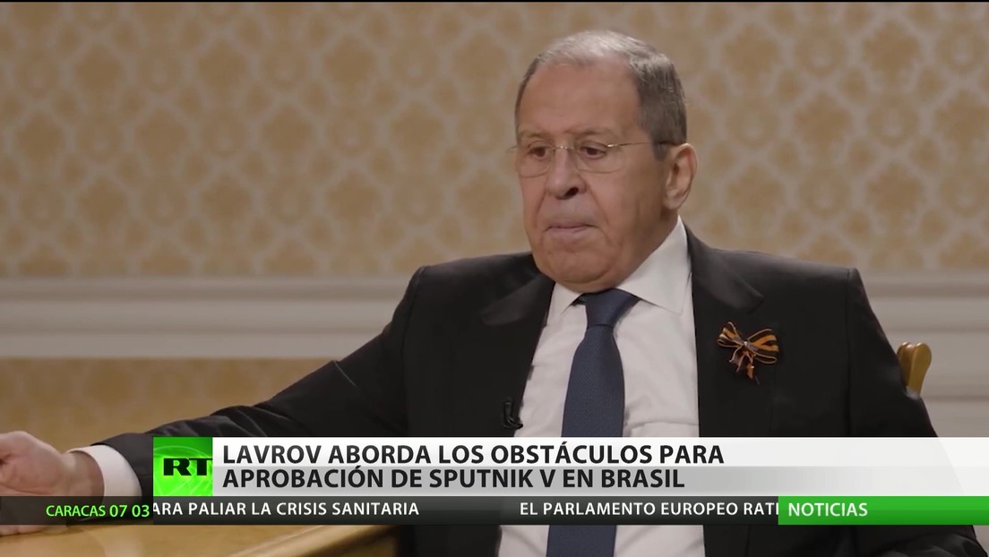 Lavrov aborda los obstáculos para la autorización de Sputnik V en Brasil