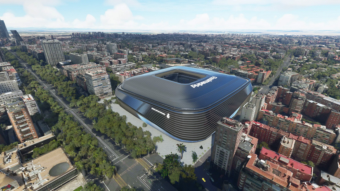 VIDEO: La espectacular simulación aérea que muestra cómo luciría el estadio del Real Madrid dentro de un año