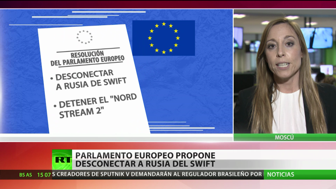 El Parlamento Europeo propone desconectar a Rusia del sistema bancario SWIFT