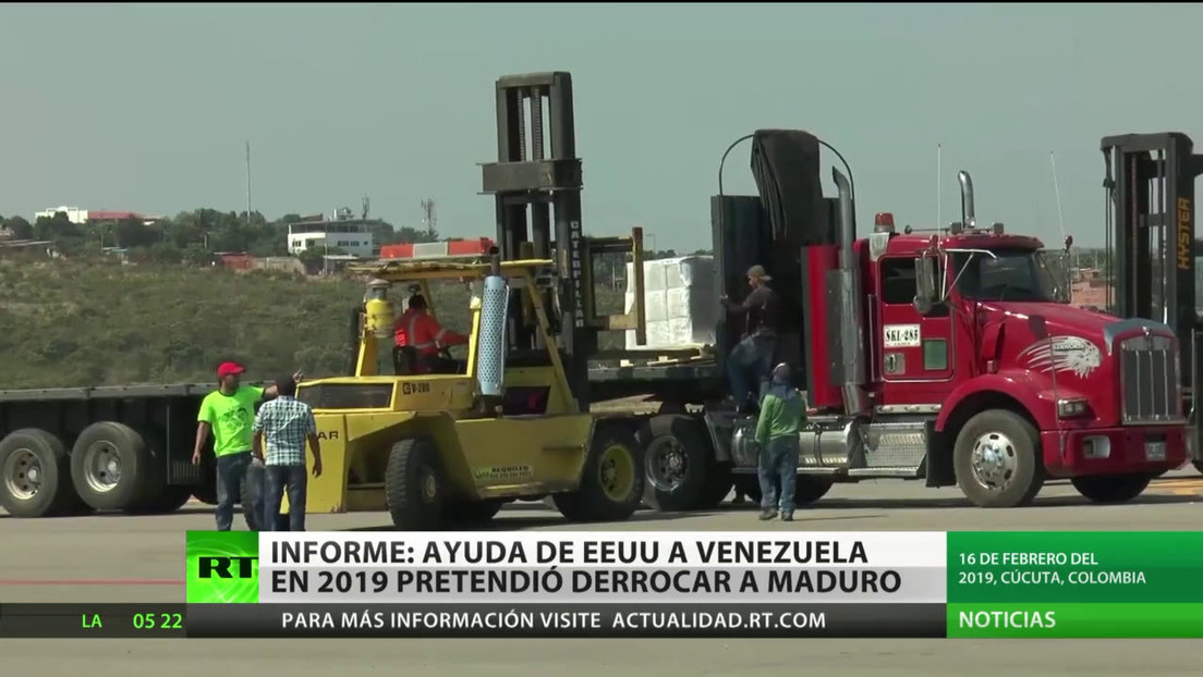 La ayuda humanitaria de EE.UU. a Venezuela en 2019 pretendía derrocar a Nicolás Maduro, según un informe