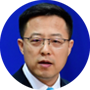 Zhao Lijian, subdirector del Departamento de Información del Ministerio de Relaciones Exteriores de China