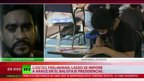 Analista comenta el panorama del escrutinio en Ecuador y dice que su población "ha escogido una tendencia liberal "