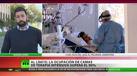 Argentina: La ocupación de camas de terapia intensiva supera el 90 %