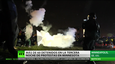 Más de 60 detenidos en la tercera noche de protestas en Minesota tras la muerte de Daunte Wright