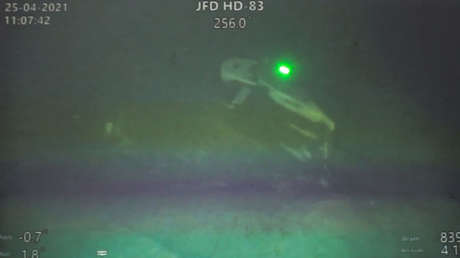 FOTOS: Muestran los restos del submarino hundido de la Armada indonesia, encontrados en el fondo del mar divididos en tres partes