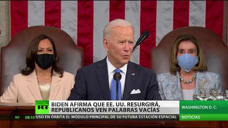 Biden asegura que EE.UU. resurgirá, pero los republicanos ven palabras vacías