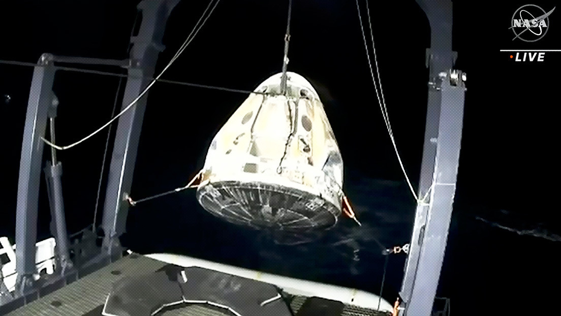 VIDEO: Los astronautas de la primera misión operativa de SpaceX regresan a la Tierra en la Crew Dragon