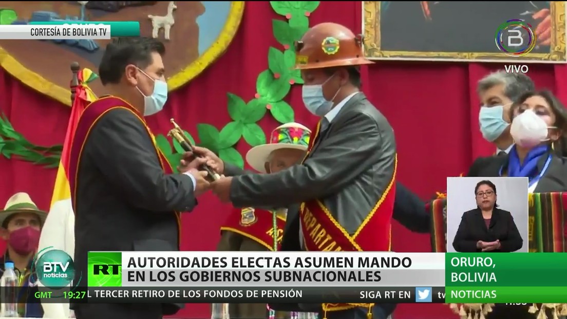 Autoridades electas asumen el cargo en los Gobiernos subnacionales en Bolivia