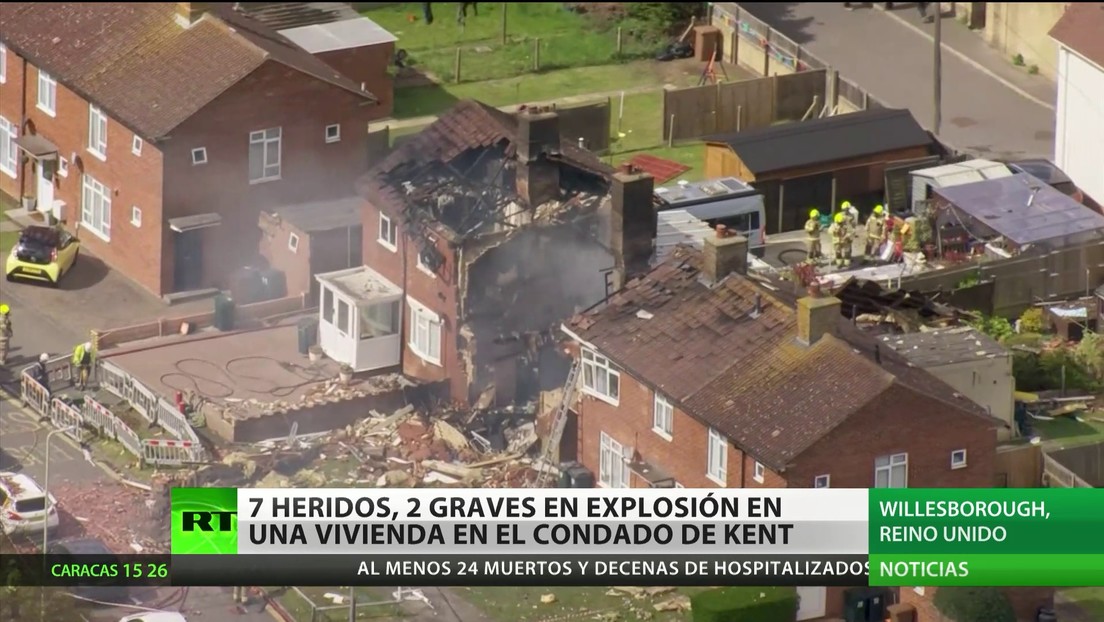 Siete personas heridas tras una explosión en una vivienda en el Reino Unido