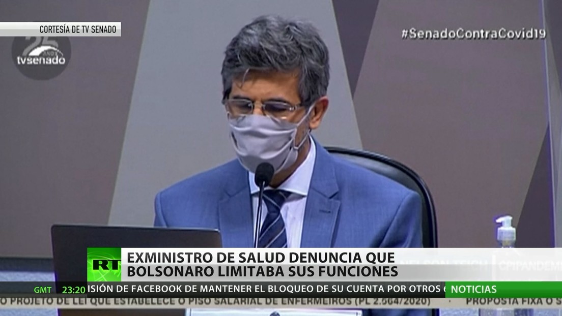 Exministro de Salud de Brasil denuncia que Bolsonaro limitaba sus funciones