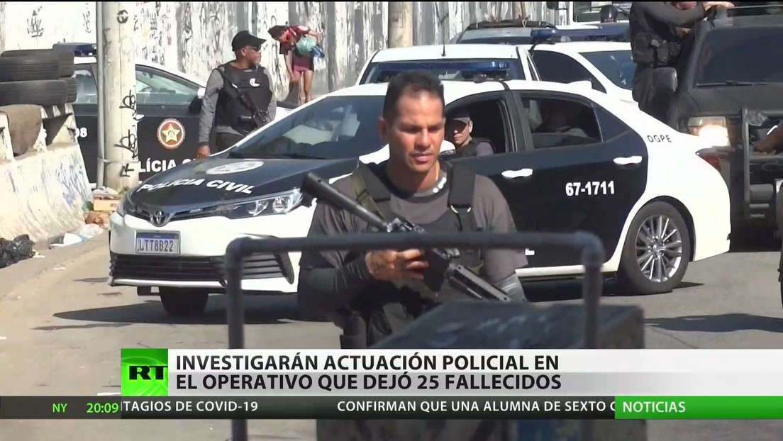 Investigarán actuación policial en un operativo contra el narcotráfico que dejó 25 fallecidos en Río de Janeiro