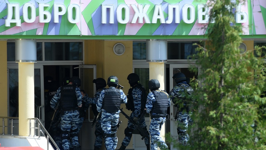 Al menos 9 muertos y 21 heridos en un tiroteo en una escuela de la ciudad rusa de Kazán