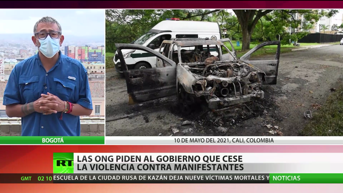 Las ONG piden al Gobierno que cese la violencia contra los manifestantes en Colombia