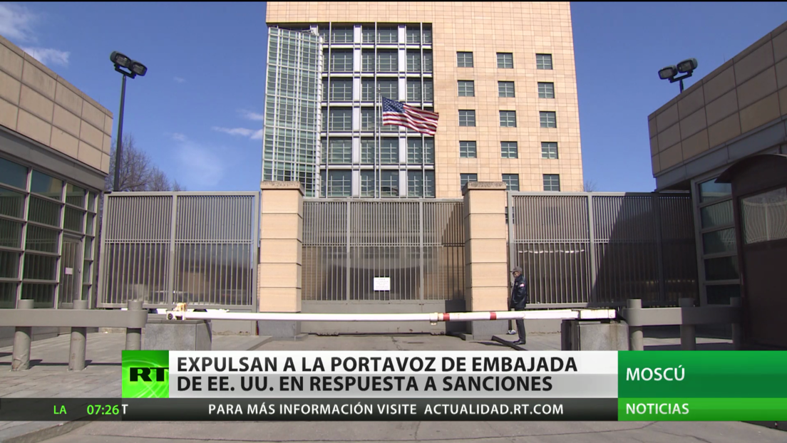 Rusia expulsa a la portavoz de la Embajada de EE.UU. en respuesta a las sanciones de Washington