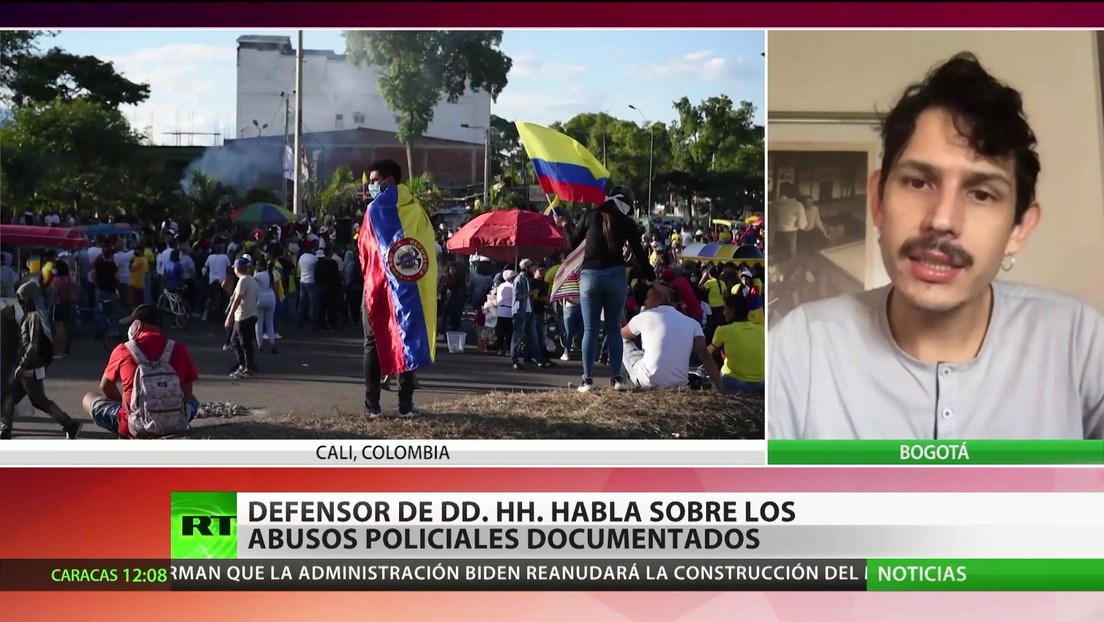 Defensor de DD.HH. habla sobre los abusos policiales documentados en Colombia