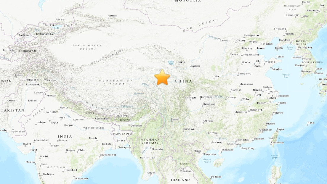 Un terremoto de magnitud 7,4 sacude la provincia noroccidental china de Qinghai