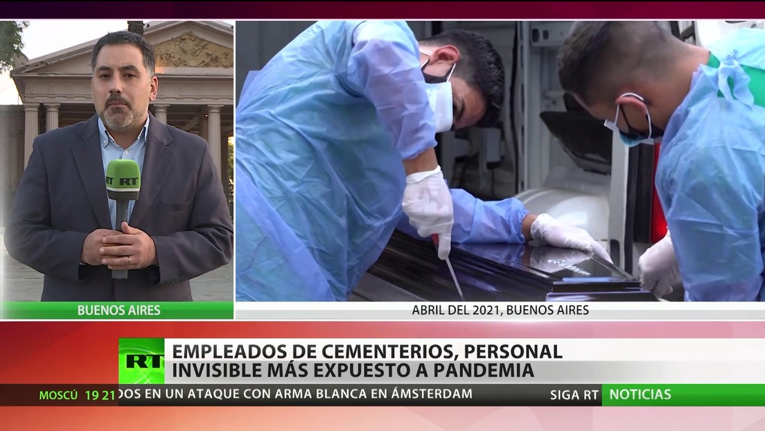Empleados de cementerios, personal invisible más expuesto a la pandemia en Argentina