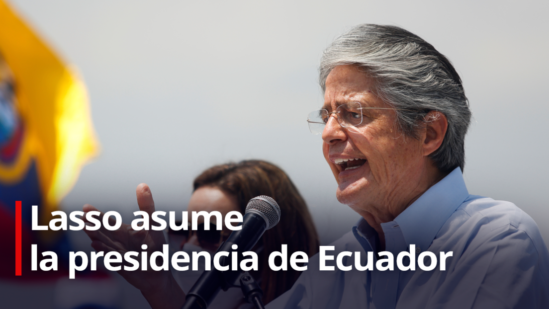 Guillermo Lasso asume la Presidencia de Ecuador con la promesa de gobernar para todos: "Se acabó la persecución política"