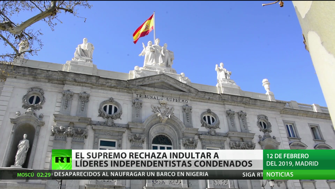 El Tribunal Supremo de España rechaza indultar a líderes independentistas condenados