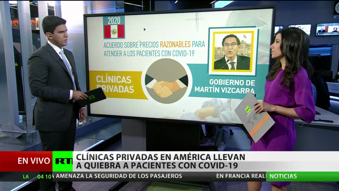 Clínicas privadas en América Latina llevan a la quiebra a pacientes con covid-19