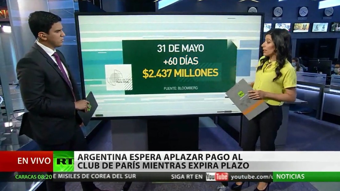 Argentina espera aplazar el pago de un tramo de su deuda al Club de París mientras expira el plazo