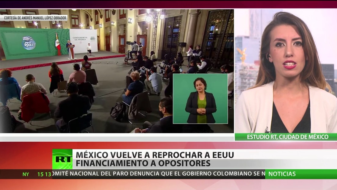 México vuelve a reprochar a EE.UU. el financiamiento a opositores
