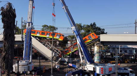 El desplome de un puente del metro en Ciudad de México que dejó 24 muertos y 79 heridos, en imágenes