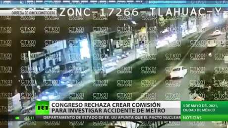 Congreso de México rechaza crear comisión para investigar accidente del metro