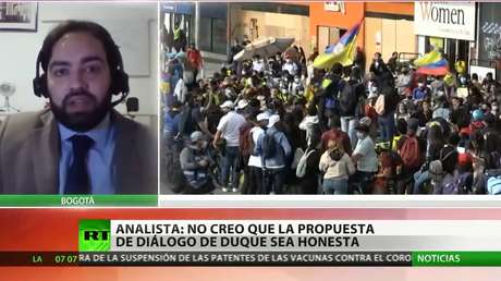 Analista político: "La invitación de Duque al diálogo en Colombia no es honesta" 