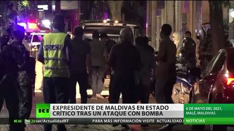 Expresidente de Maldivas se encuentra en estado crítico tras un ataque con bomba