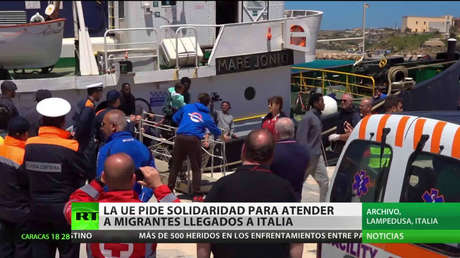La Unión Europea pide solidaridad para atender a migrantes llegados a Italia