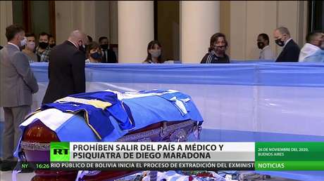Prohíben salir del país al médico y psiquiatra de Diego Maradona