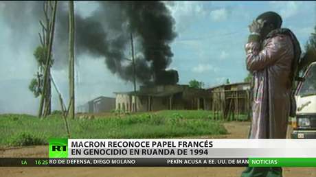 Macron reconoce el papel francés en el genocidio en Ruanda de 1994