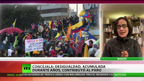 Concejala de Bogotá: La desigualdad acumulada durante años contribuyó al paro nacional en Colombia