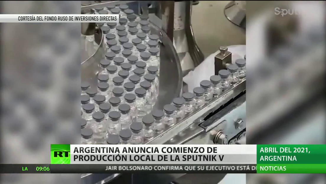 Argentina anuncia el comienzo de la producción local de la vacuna rusa Sputnik V