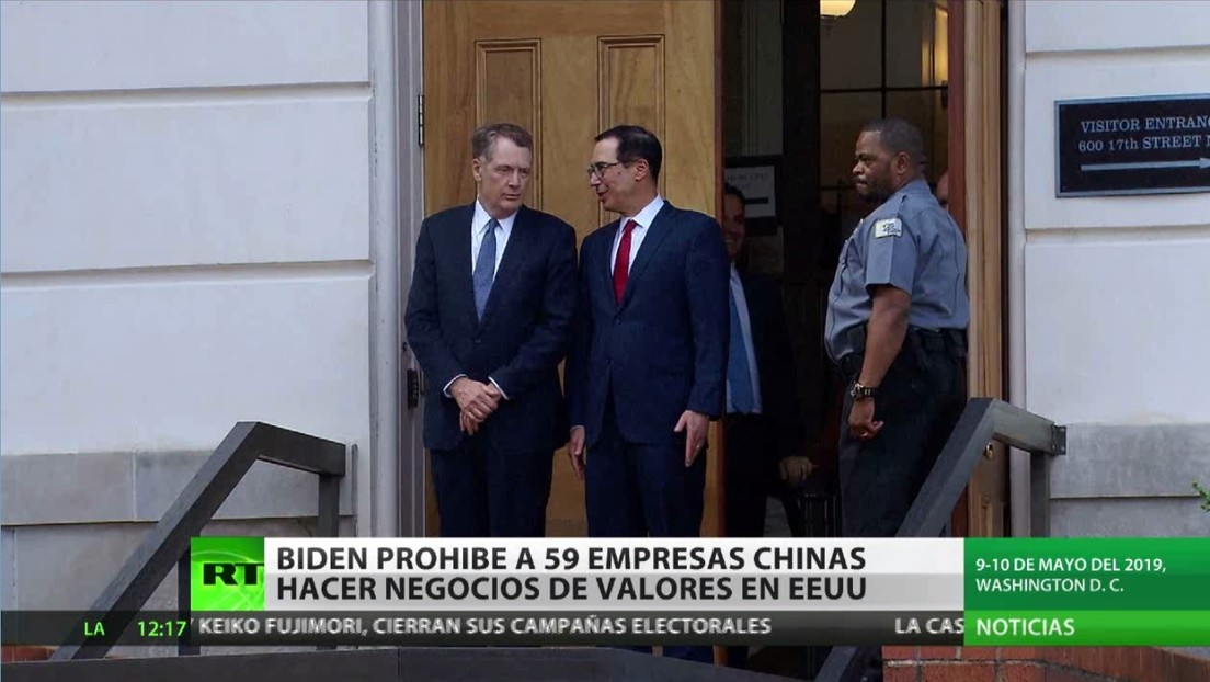 Joe Biden prohíbe a los estadounidenses hacer negocios con otras 59 empresas chinas