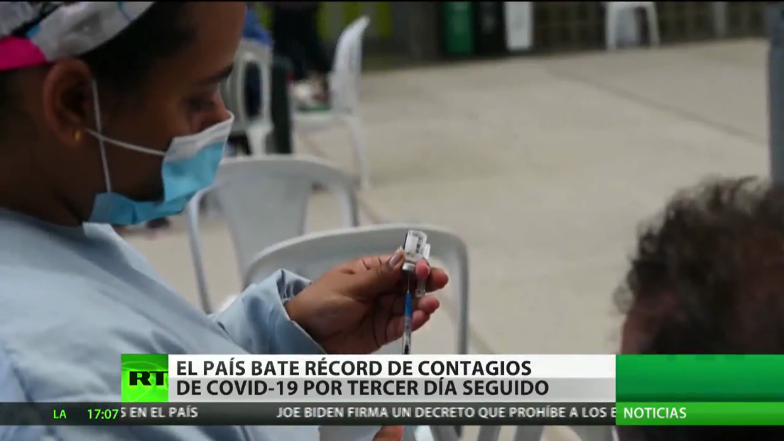 Colombia bate récord de contagios de covid-19 por tercer día seguido