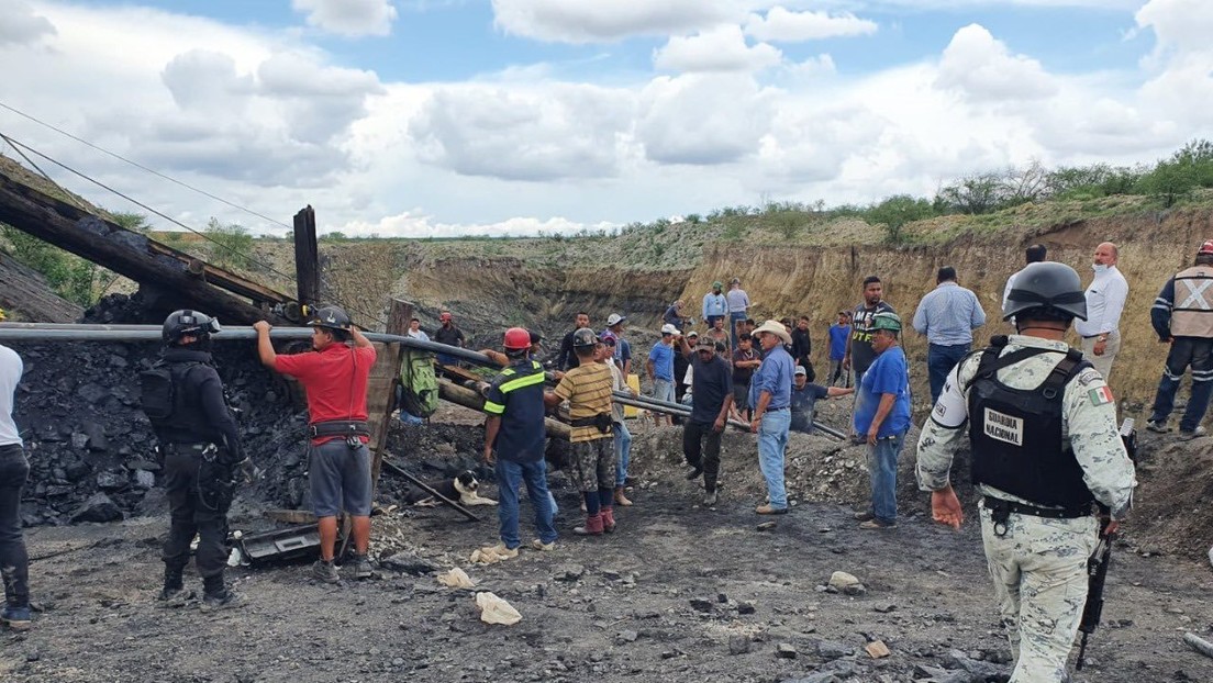 Siete trabajadores quedan atrapados tras el colapso de una mina de arrastre en México
