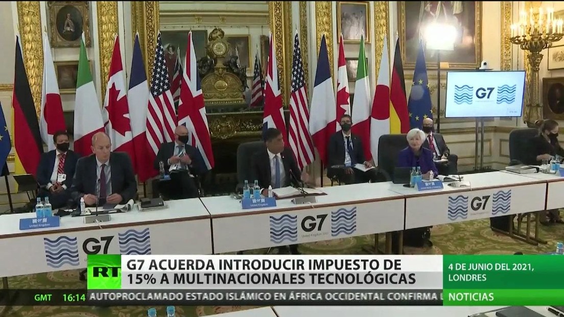 El G7 acuerda introducir un impuesto de un 15 % para las multinacionales tecnológicas